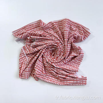 Elbise için polyester örgü baskılı mermi kumaş